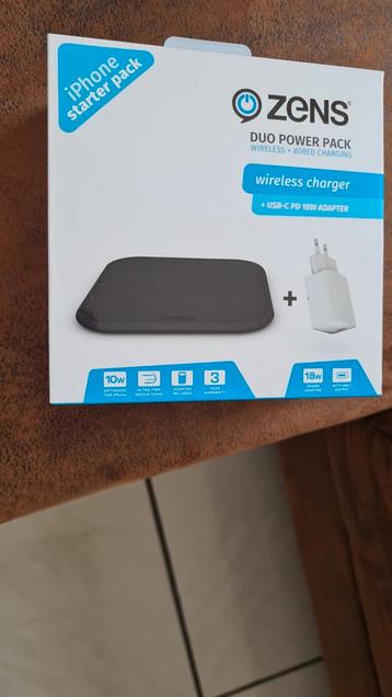ZENS iPhone Starter Pack - Draadloos Opladen beschikbaar voor biedingen
