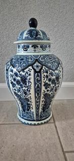 Delfts Blauw Vaas met Deksel - made by Royal Sphinx for Boch, Ophalen of Verzenden