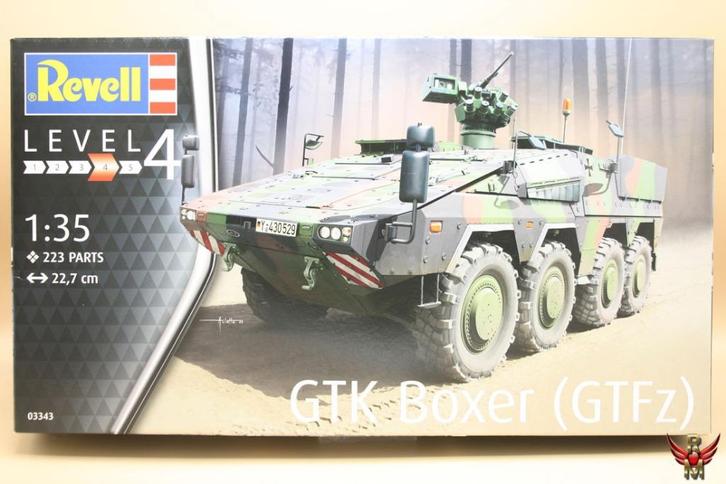 ROWASP | Revell 1/35 GTK Boxer GTFz, Hobby en Vrije tijd, Modelbouw | Auto's en Voertuigen, Nieuw, Truck, 1:32 tot 1:50, Revell
