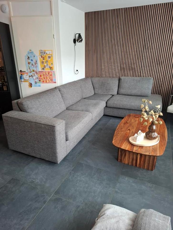 Bank, Huis en Inrichting, Banken | Complete zithoeken, Gebruikt, Stof, Ophalen