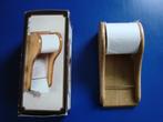 retro eiken memorolhouder + rol meubelfabriek Oisterwijk, Ophalen of Verzenden, Nieuw