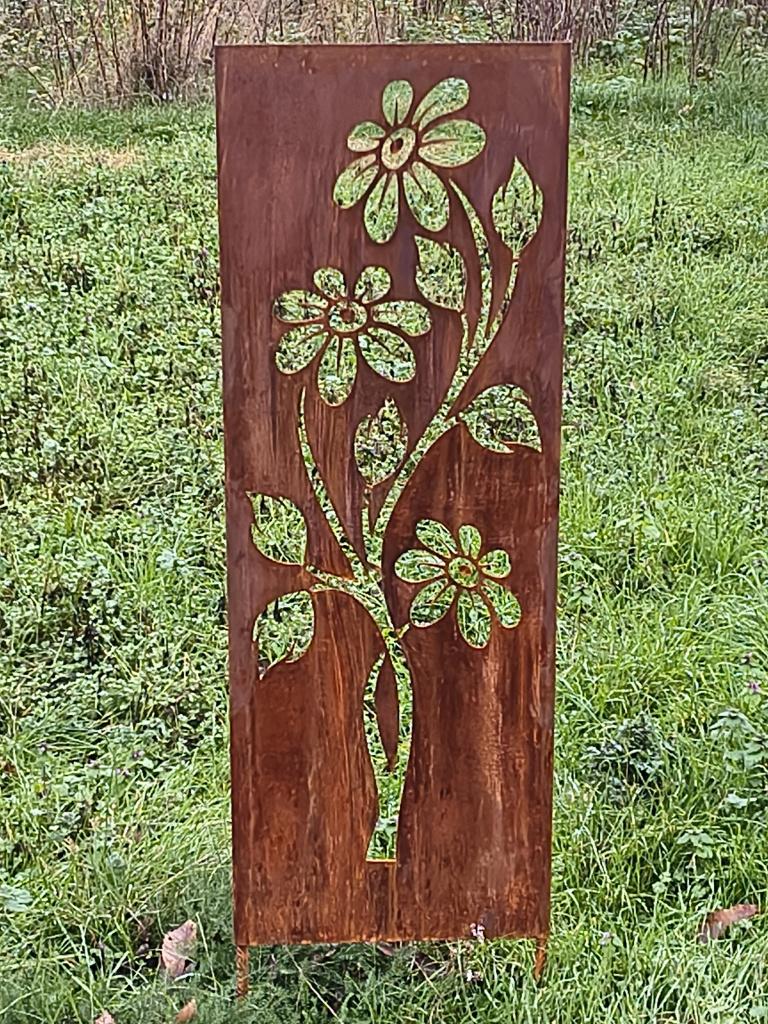 Corten staal tuin panelen in diverse maten en motieven, Ophalen, 1 tot 2 meter, 6 meter of meer, Nieuw