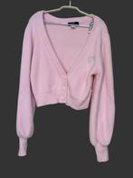 Bershka Vest Maat L Roze Fluffy Hello Kitty Pof Mouwen, Hello Kitty, Verzenden, Maat 42/44 (L), Bershka