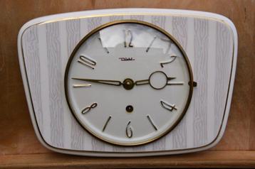 Vintage Wandklok Diehl Porselein  beschikbaar voor biedingen