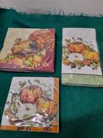 Servetten herfst drie pakken, Diversen, Ophalen of Verzenden, 'T Olde Gre-j, Info@toldegrej.nl, Endepoelstraat 20f Didam