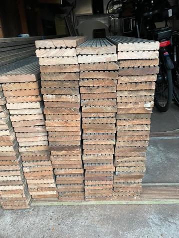 Hardhouten vlonderplanken vlonders Bankirai 25 mm, 20 m2 beschikbaar voor biedingen