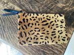 Dierenhuid clutch of toitettas 24 x16 cm voor, € 7, Ophalen of Verzenden, Zo goed als nieuw, Avondtasje