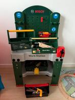 Bosch speelgoed werkbank inclusief gereedschap, Kinderen en Baby's, Ophalen, Zo goed als nieuw