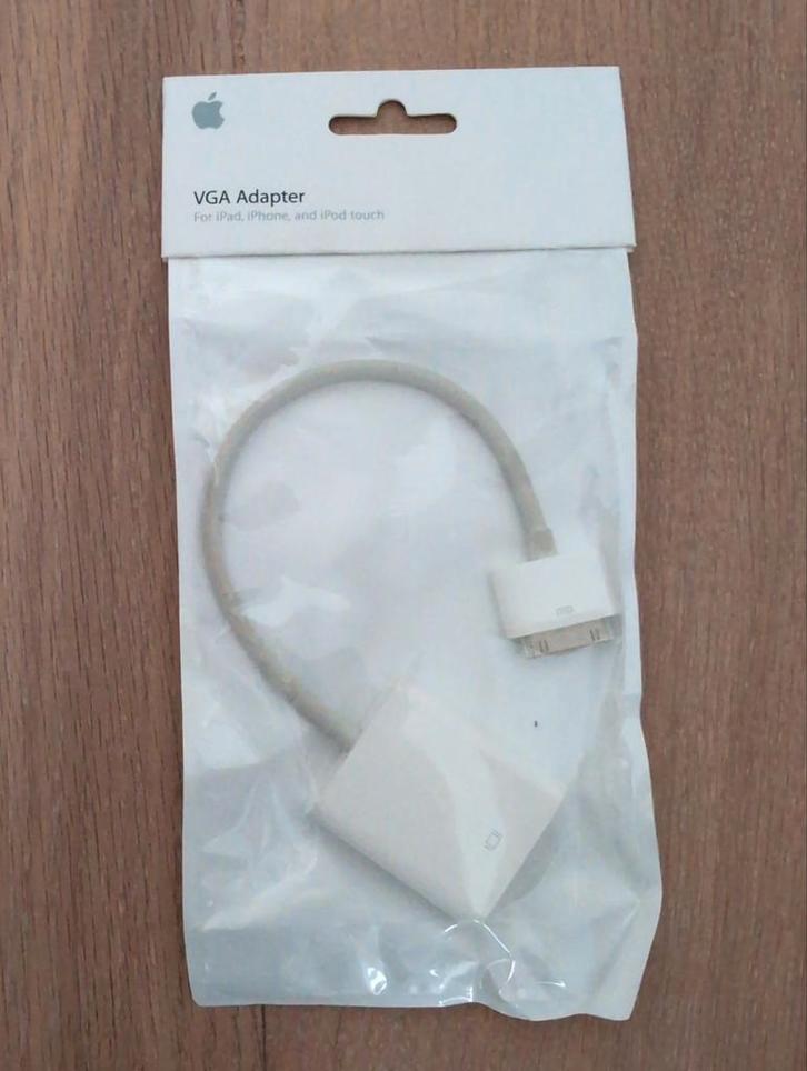 Apple Dock naar VGA Adapter - Nieuw in Verpakking!, Audio, Tv en Foto, Audiokabels en Televisiekabels, Ophalen of Verzenden
