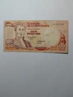 Colombia 100 Pesos Oro - 1985, Ophalen of Verzenden, Zuid-Amerika, Los biljet