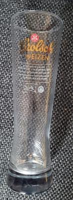 Grolsch weizen 0,5 liter bierglas groot bierglas, Ophalen of Verzenden