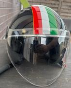 HELM MET ITALIAANSE VLAG, Ophalen of Verzenden, Zo goed als nieuw