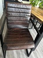 6 Eettafel stoelen, Huis en Inrichting, Stoelen, Ophalen, Gebruikt, Bruin, Vijf, Zes of meer stoelen