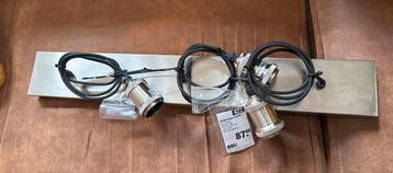 Pendel Beam 3-lichts - Nieuw! Hanglamp staal beschikbaar voor biedingen