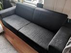 Zwarte bank 2.5 / 3-zitter, Huis en Inrichting, Ophalen, Gebruikt
