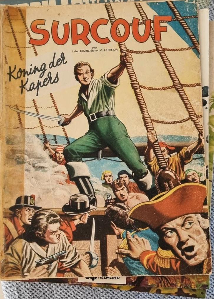 Surcouf - Koning der Kapers - Helmond, Boeken, Stripboeken, Gelezen, Eén stripboek, Ophalen of Verzenden