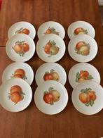 Hütschenreuther 12 fruit salade desert bordjes 20 cm vintage, Antiek en Kunst, Ophalen of Verzenden