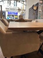 Riva tafel 240x100 recht verjongd massief eiken, Huis en Inrichting, Tafels | Eettafels, 200 cm of meer, 100 tot 150 cm, Rechthoekig