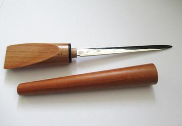 Kantoor Rvs briefopener in houten etui, nieuw. beschikbaar voor biedingen