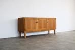 vintage sideboard | dressoir | jaren 60 | eiken, Gebruikt, Ophalen of Verzenden, Eikenhout, Met deur(en)