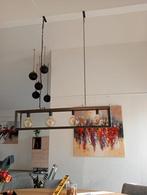 Eetkamer hanglamp inclusief lampen, Ophalen, Zo goed als nieuw, Industrieel, Metaal