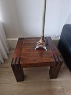 Teak houten bijzettafel - Zeer goede staat!, Ophalen, 50 tot 100 cm, Zo goed als nieuw, Minder dan 50 cm