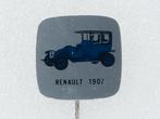SP1559 Speldje Renault 1907 blauw, Verzamelen, Ophalen of Verzenden, Gebruikt, Overige onderwerpen