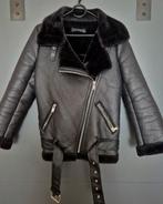 ZARA bikerjas winter faux fur mt. S oversized teab, Ophalen of Verzenden, Zo goed als nieuw, Maat 36 (S), Zara