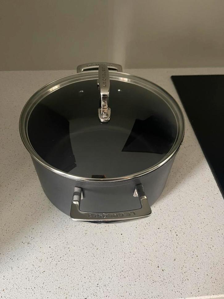 Le Creuset grote kookpan plus deksel Vaste pr €110,00, Huis en Inrichting, Keuken | Potten en Pannen, Zo goed als nieuw, Kookpan of Snelkookpan