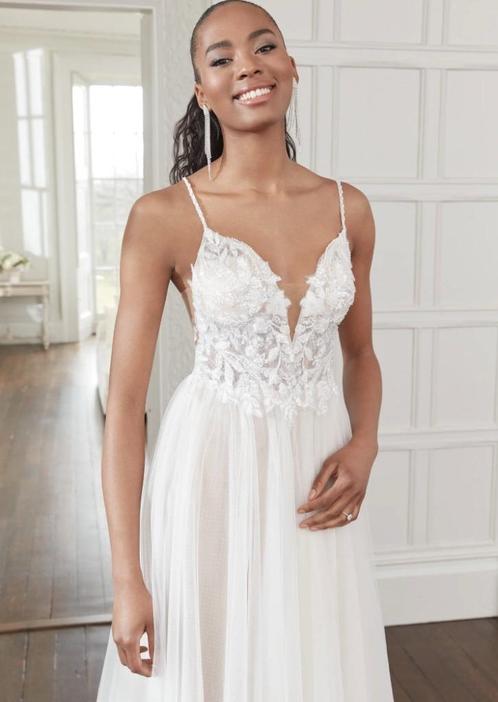 Sincerity trouwjurk, maat 40, Kleding | Dames, Trouwkleding en Trouwaccessoires, Zo goed als nieuw, Trouwjurk, Wit, Ophalen of Verzenden