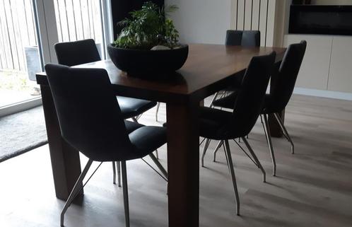 Eettafel eiken tijdloos, Huis en Inrichting, Tafels | Eettafels, Gebruikt, 50 tot 100 cm, 150 tot 200 cm, Vijf personen of meer