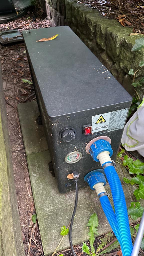Warmtewisselaar voor een zwembad, Tuin en Terras, Zwembad-toebehoren, Gebruikt, Verwarming, Ophalen of Verzenden