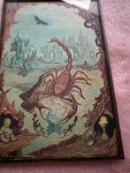 2 antieke horoscoop afbeeldingen, Antiek en Kunst, Ophalen of Verzenden