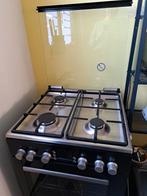 Bosch gasfornuis zwart met chroom, Witgoed en Apparatuur, Fornuizen, Ophalen, 4 kookzones, Zo goed als nieuw, Energieklasse A of zuiniger