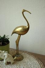 Vintage messing vogel reiger, Antiek en Kunst, Ophalen of Verzenden