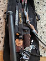Recurve boog traditioneel als nieuw complete set, Verzenden, Zo goed als nieuw, Recurveboog