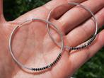 Vanoli 925 zilver creolen oorbellen Bali hoops 5 cm, Hangers, Vanoli, Amsterdam, Nieuw