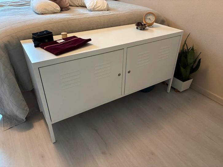 Ikea PS Locker/Kast - Wit - 119x63, Huis en Inrichting, Kasten | Lockerkasten, Gebruikt, Ophalen