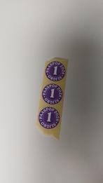 Paaspop zegels van sligro, Ophalen of Verzenden, Overige soorten, Zegels, Bonnen of Punten