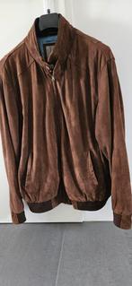 Suede leren herenjas mt XXXL, Ophalen, Zo goed als nieuw, Overige maten, Bruin