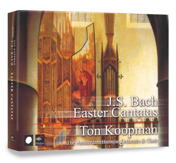 NIEUWE DUBBELCD Bach - Easter Cantatas Ton Koopman beschikbaar voor biedingen