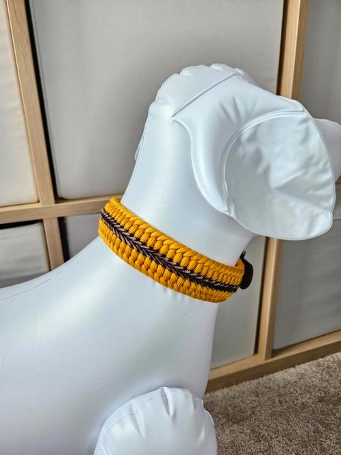Doggy Knots Sunflower halsband 30-38 cm, Dieren en Toebehoren, Hondenhalsbanden en Penningen, Gebruikt, Ophalen of Verzenden
