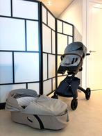 Stokke Xplory V6 kinderwagen in goede staat, Kinderen en Baby's, Kinderwagens en Combinaties, Gebruikt, Verstelbare duwstang, Combiwagen