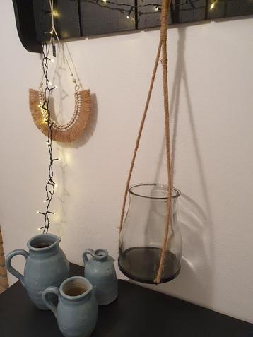 Lantaarn hangend glas, binnen of buiten beschikbaar voor biedingen