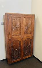 Antiek / vintage hout gesneden kast - Nepal / India, Ophalen