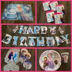 Themafeest / kinderfeest / verjaardag Frozen, Ophalen of Verzenden, Zo goed als nieuw, Versiering, Verjaardag