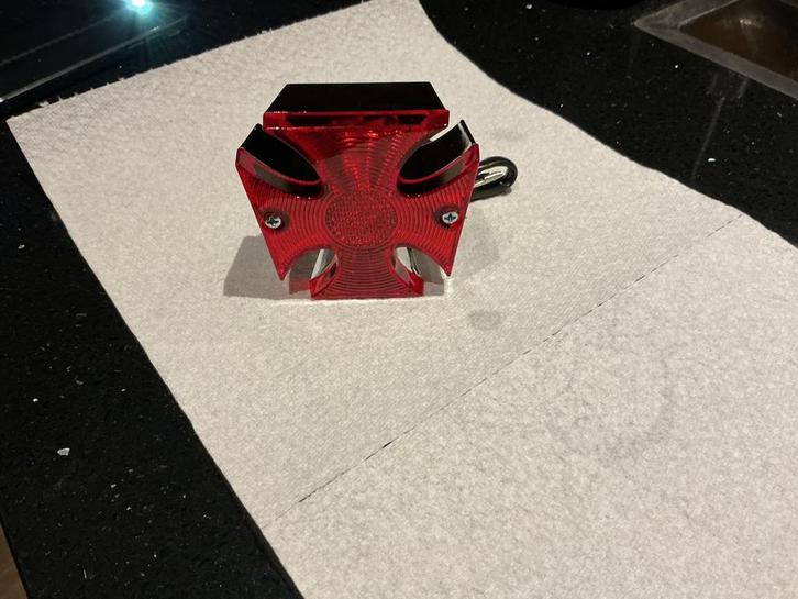 NOS MALTEZER KRUIS ACHTERLICHT  NIEUW SPECIAL CHOPPER BOBBER, Fietsen en Brommers, Brommeronderdelen | Oldtimers, Nieuw, Puch