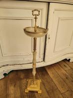 Zeer oude staande asbak onyx met metaal, Verzamelen, Rookartikelen, Aanstekers en Luciferdoosjes, Heikant 21 Kaatsheuvel, Belle Vieille Brocante