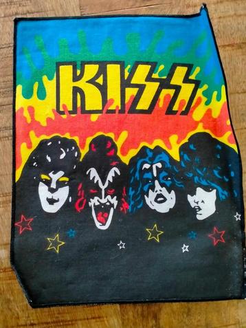 Kiss Destroyer vintage glamrock rock MINI backpatch patch  beschikbaar voor biedingen