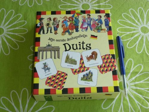 Mijn eerste denkspelletje Duits - Duitse woordjes leren, Kinderen en Baby's, Speelgoed | Educatief en Creatief, Gebruikt, Taal en Lezen